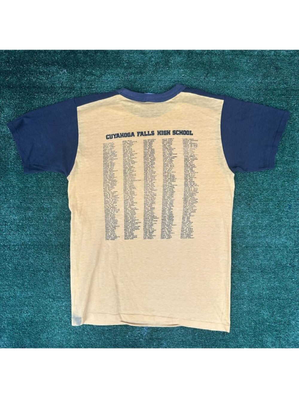 Vintage 70s Cuyahoga Falls HS Class of 1979 T-Shirt S/M Single Stitch Thin 50/50 - Picture 6 of 7
